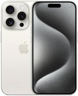 (Renewed Premium) Apple iPhone 15 Pro Max, 512GB, White Titanium - Unlocked